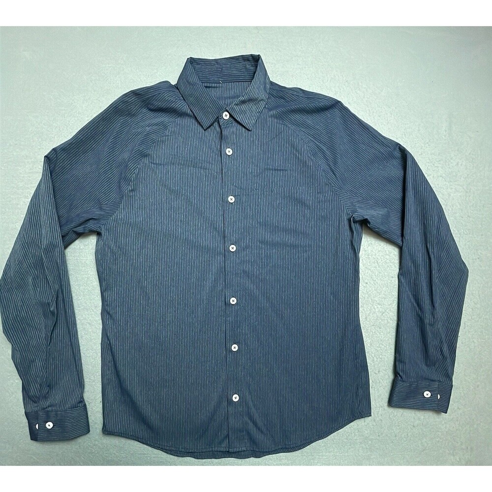 lululemon athletica Blue Casual Button Down Shirt